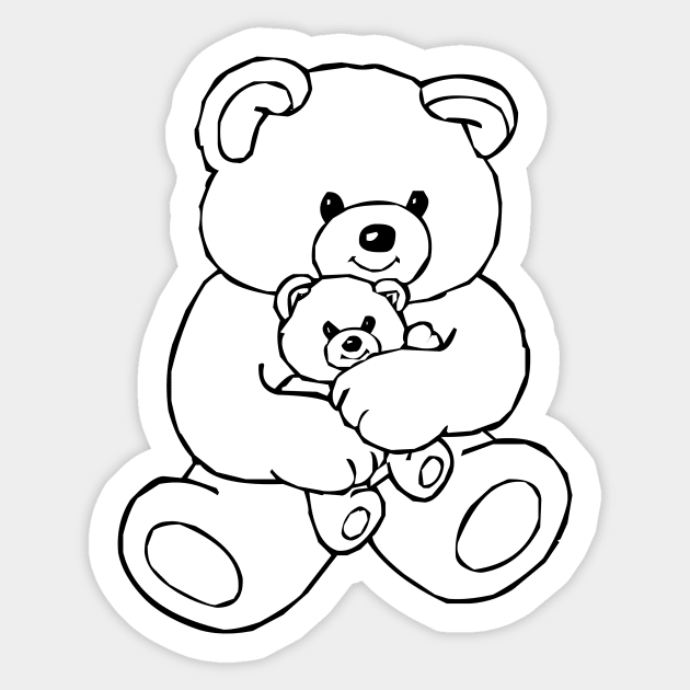 bear sweet Sticker by Medotshirt